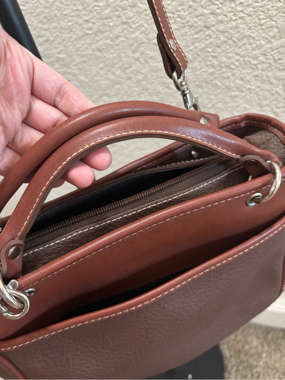 VINTAGE 2 way ESPRIT BAG - Picture 10 of 16